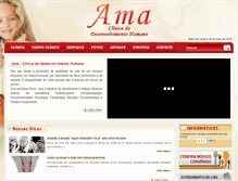 Tablet Screenshot of clinicaama.med.br